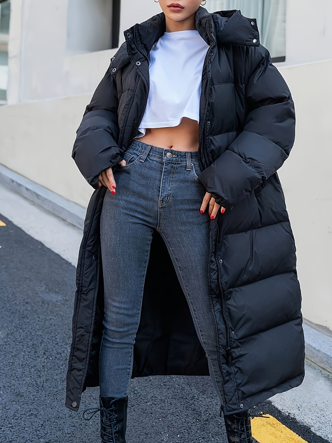 Gabrielle – Women’s Long Warm Winter Puffer Jacket