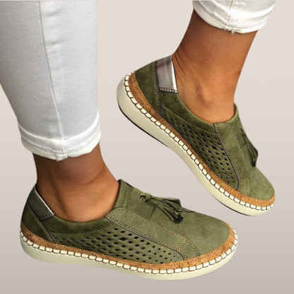 Premium Women’s Braided Slip-On Instappers – Breathable Knit & Casual Elegance