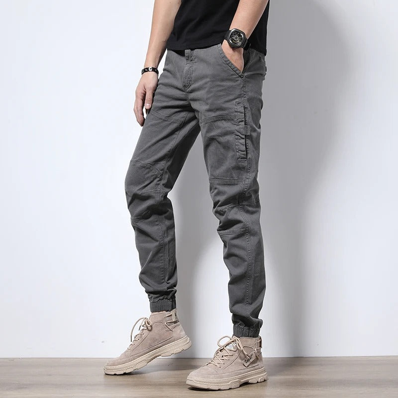 Men's Urban Cargo Joggers – Pants with Zipper Pockets for Work, Travel & Streetwear