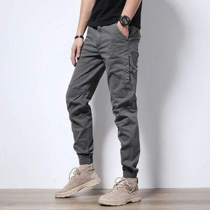 Men's Urban Cargo Joggers – Pants with Zipper Pockets for Work, Travel & Streetwear
