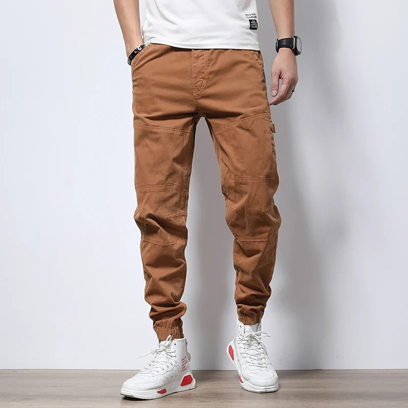 Men's Urban Cargo Joggers – Pants with Zipper Pockets for Work, Travel & Streetwear