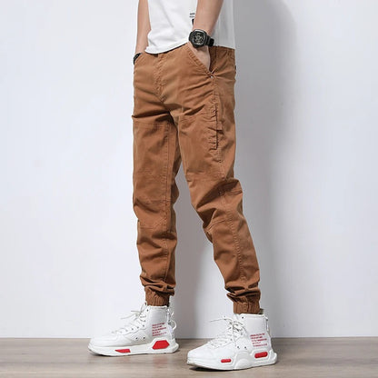 Men's Urban Cargo Joggers – Pants with Zipper Pockets for Work, Travel & Streetwear