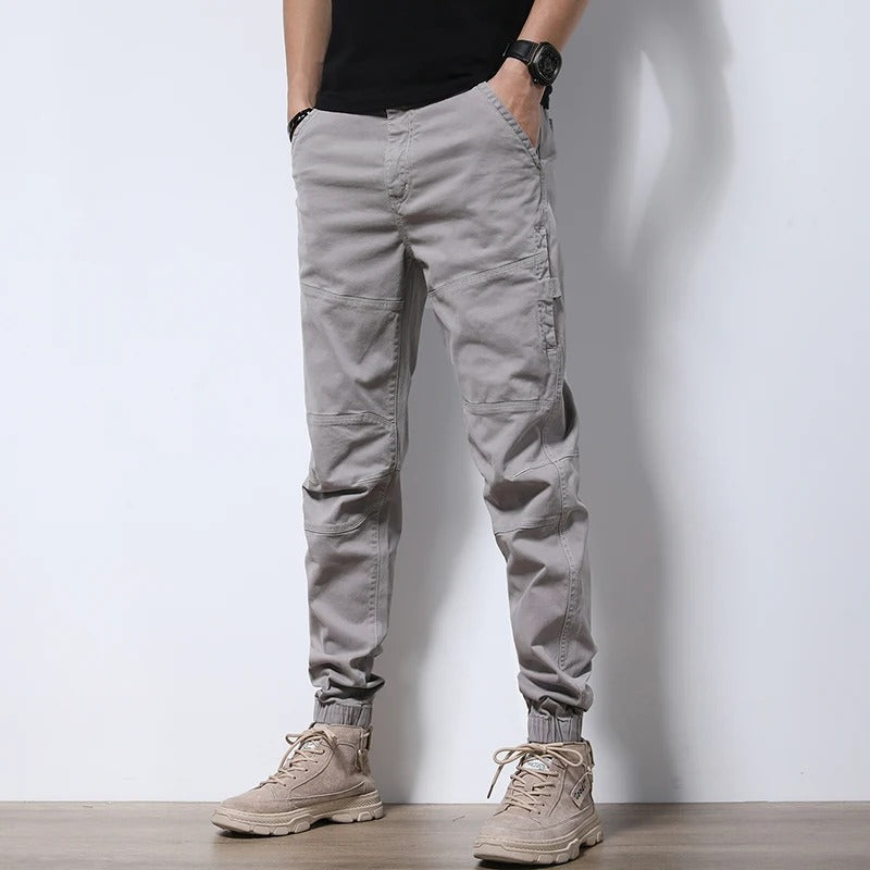 Men's Urban Cargo Joggers – Pants with Zipper Pockets for Work, Travel & Streetwear