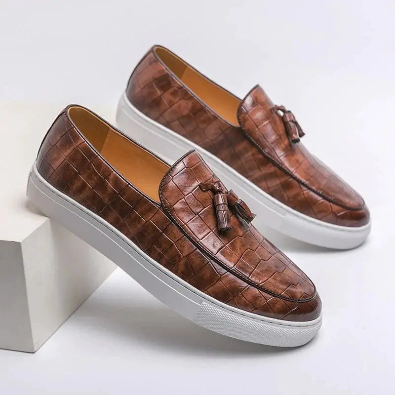 Ardito | Embossed Leather Loafer – Refined, Breathable & Effortlessly Polished