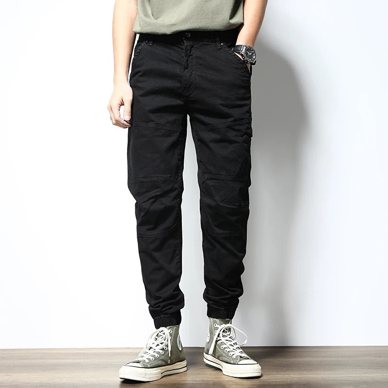 Men's Urban Cargo Joggers – Pants with Zipper Pockets for Work, Travel & Streetwear