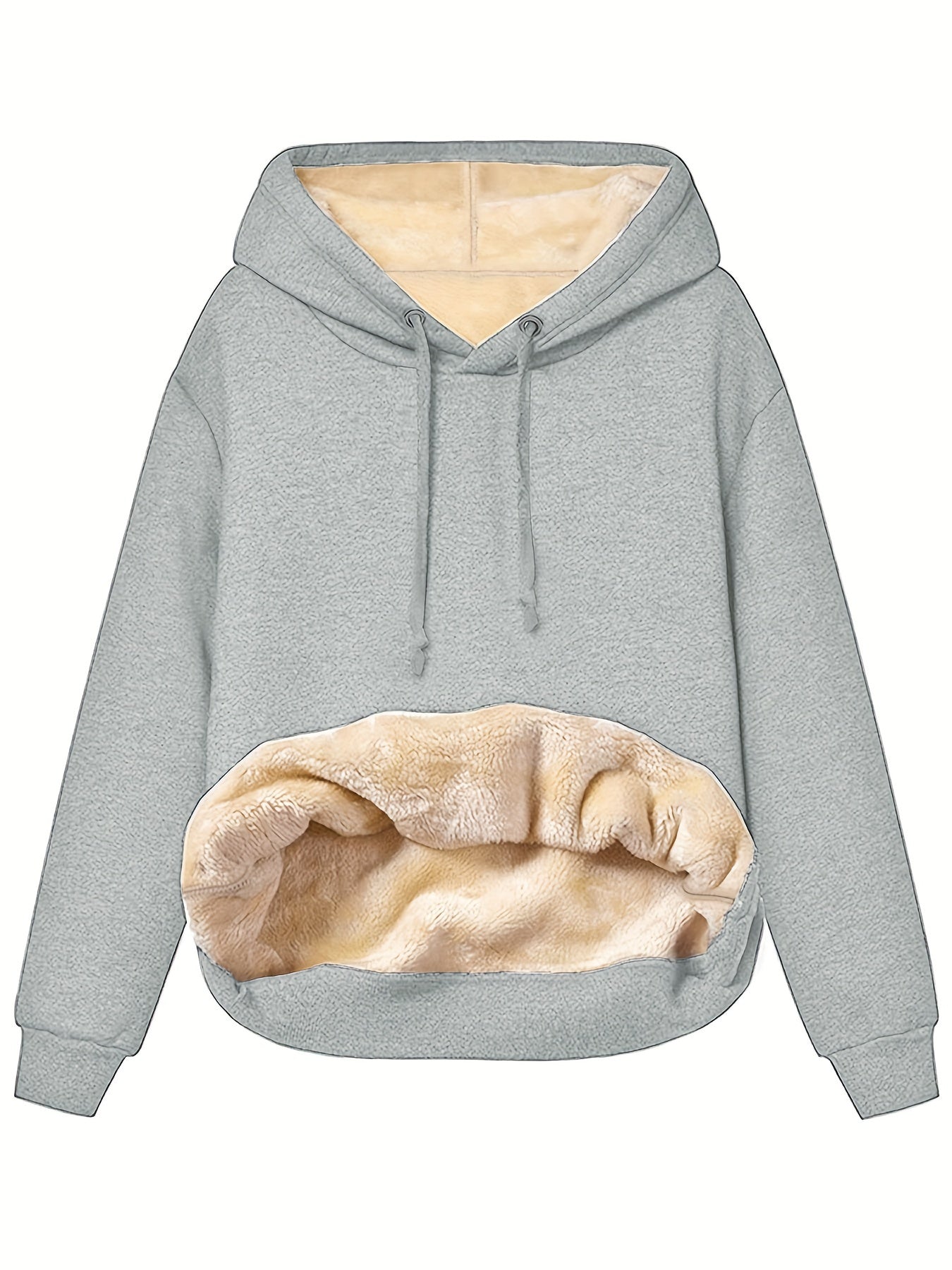 Warm Women's Fleece Hooded Sweatshirt - BritishElegance