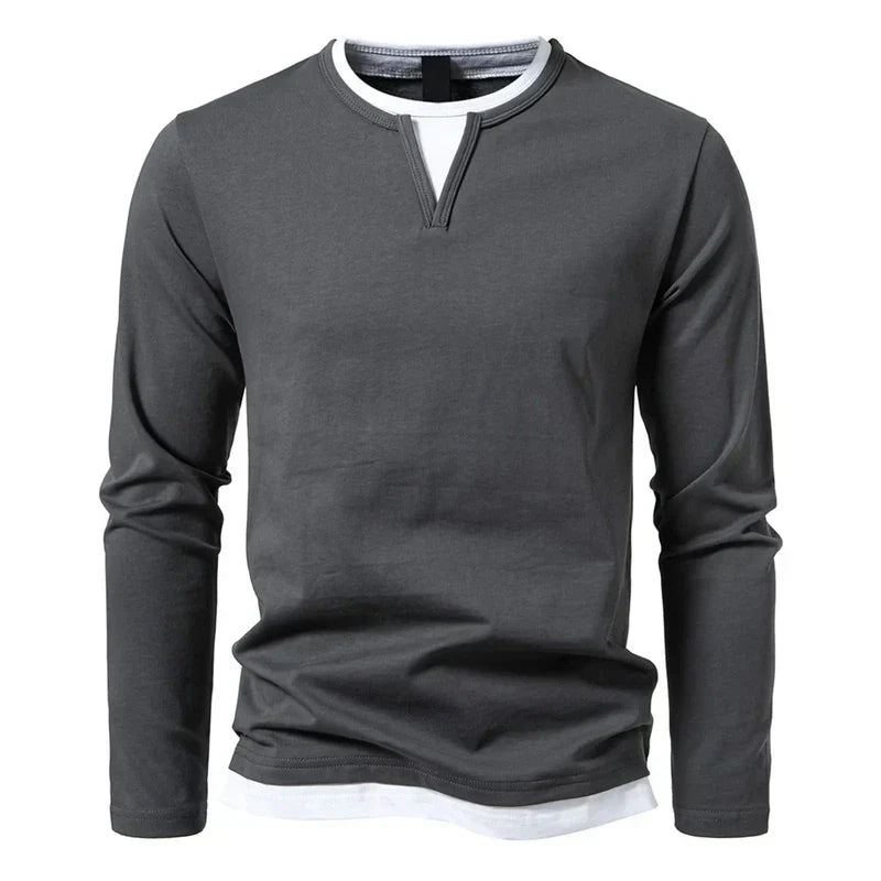 Henley Shirt, Long Sleeve, Diego