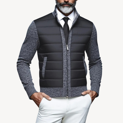Men's Knitted Hybrid Puffer Jacket