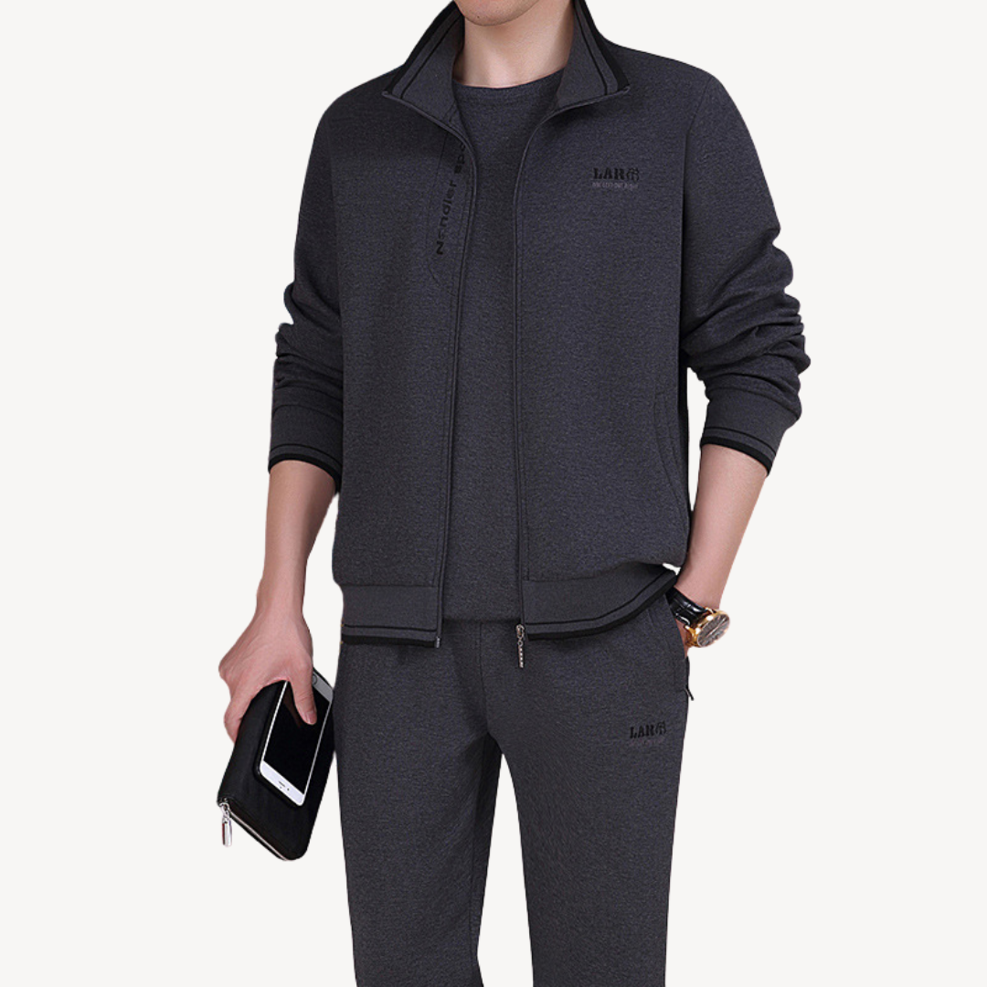 Men’s Zipper Tracksuit Set