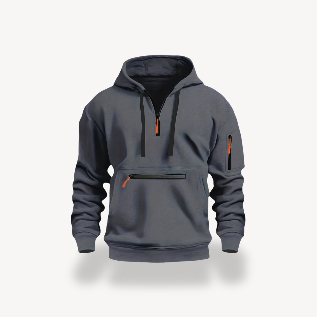Men’s Cotton Blend Zip Hoodie