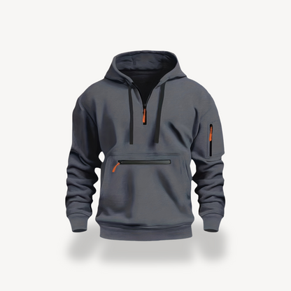 Men’s Cotton Blend Zip Hoodie