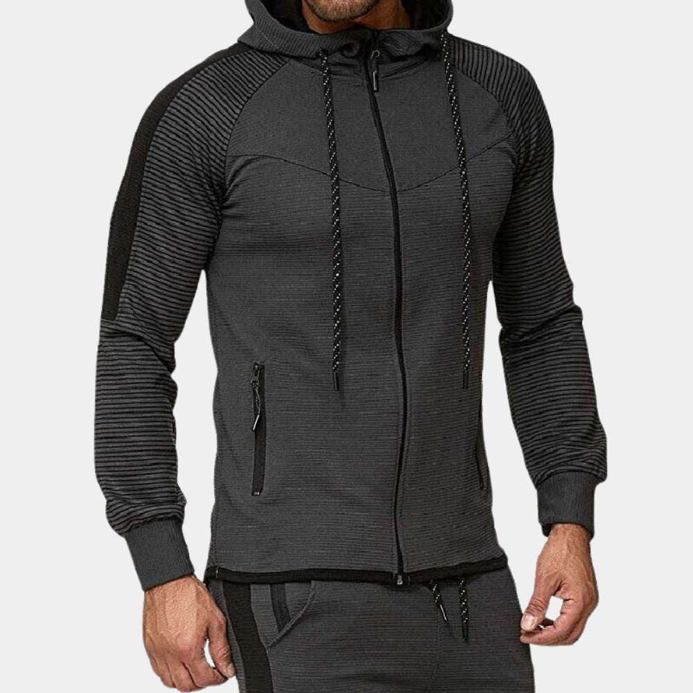 Modern, stylish men's hooded jacket by Niko