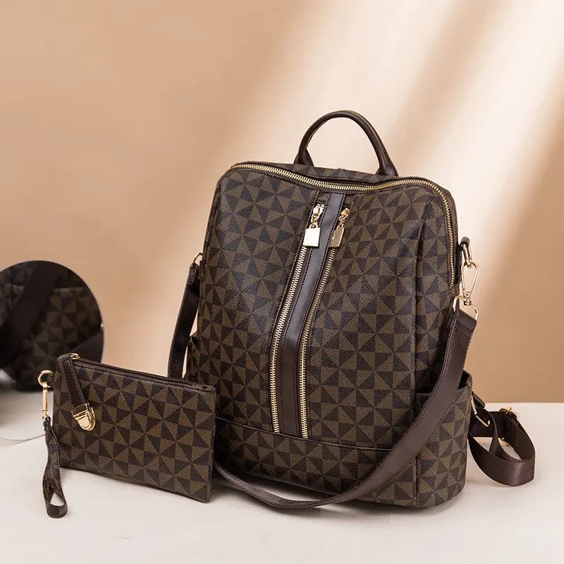 Averra | Stylish Convertible Backpack with Clutch – Water-Resistant, Spacious & Versatile