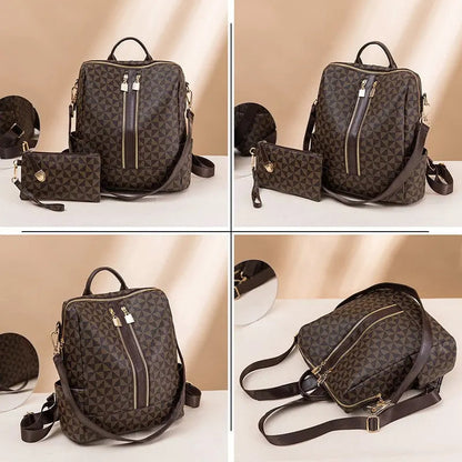 Averra | Stylish Convertible Backpack with Clutch – Water-Resistant, Spacious & Versatile