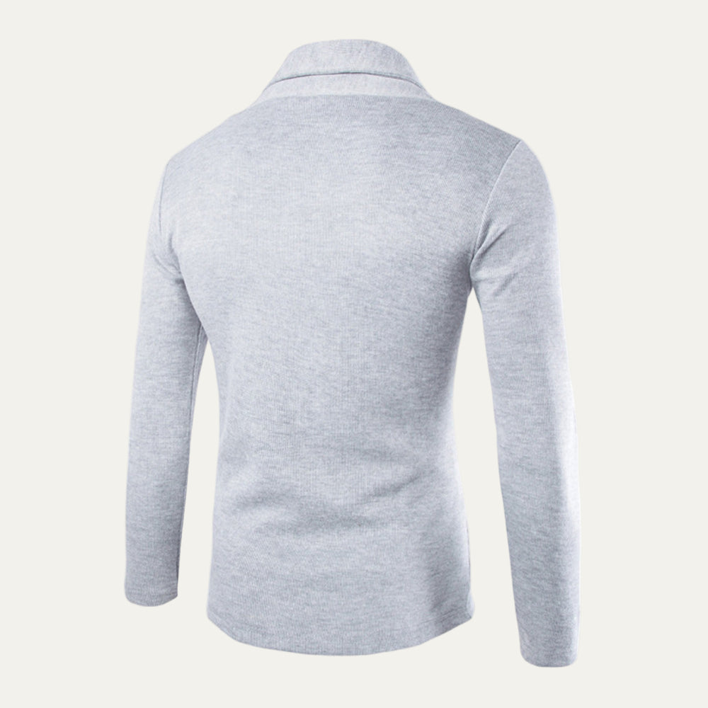 Men’s Lightweight Stand Collar Military Style Zip Jacket
