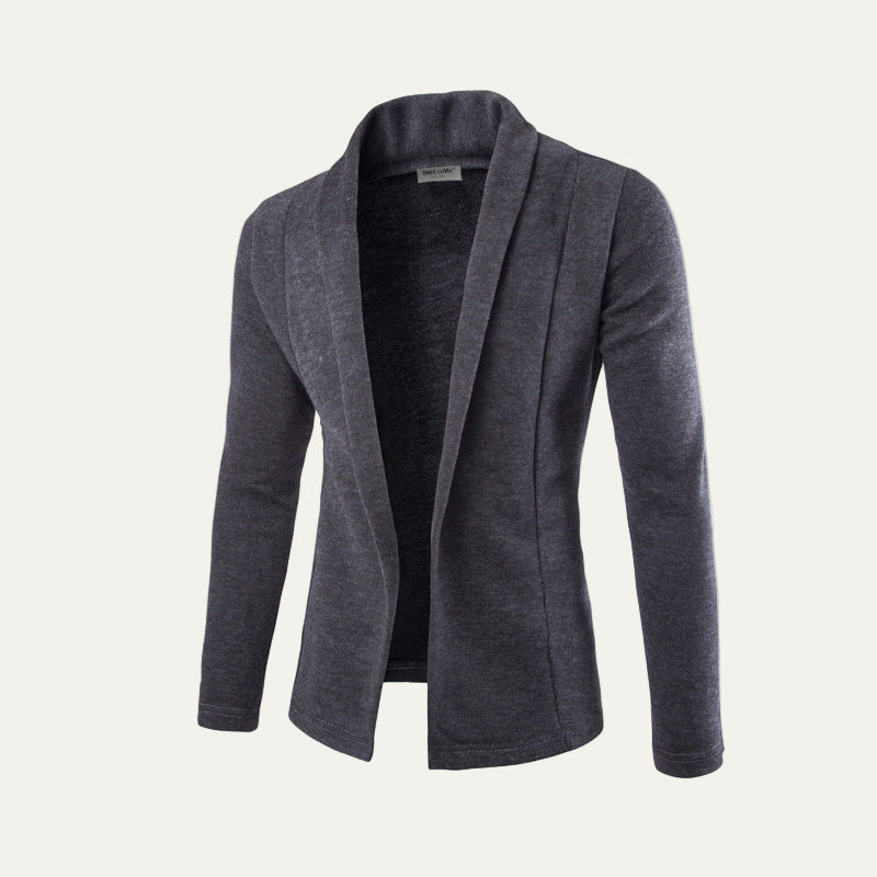 Men’s Lightweight Stand Collar Military Style Zip Jacket