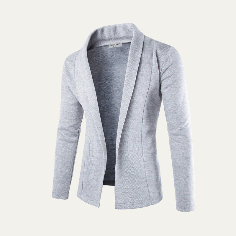 Men’s Lightweight Stand Collar Military Style Zip Jacket