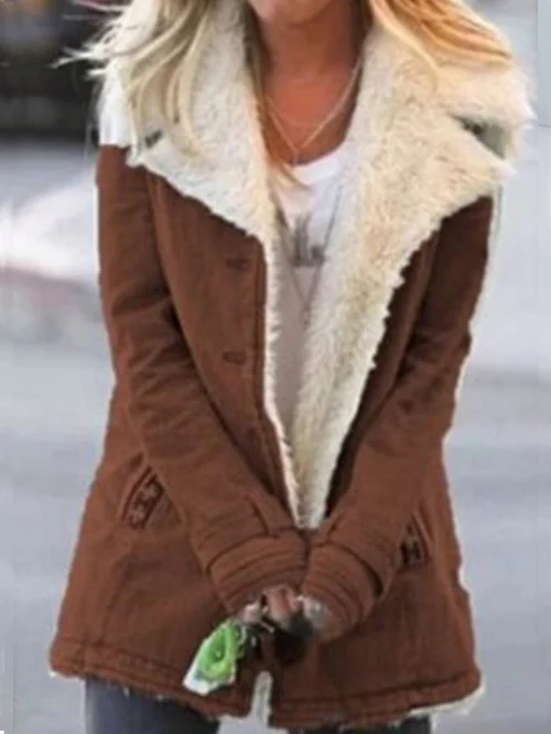 Classic Ladies Snap-Front Coat