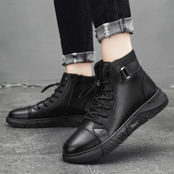 Men's Miko Leather Boots: Versatile Style