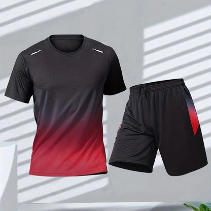 Mick | Men’s Sportswear Set – Gradient Print Activewear for Comfort & Styl