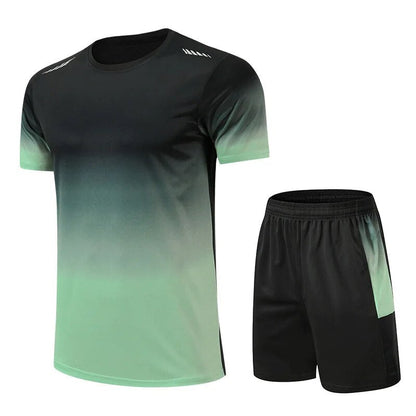Mick | Men’s Sportswear Set – Gradient Print Activewear for Comfort & Styl