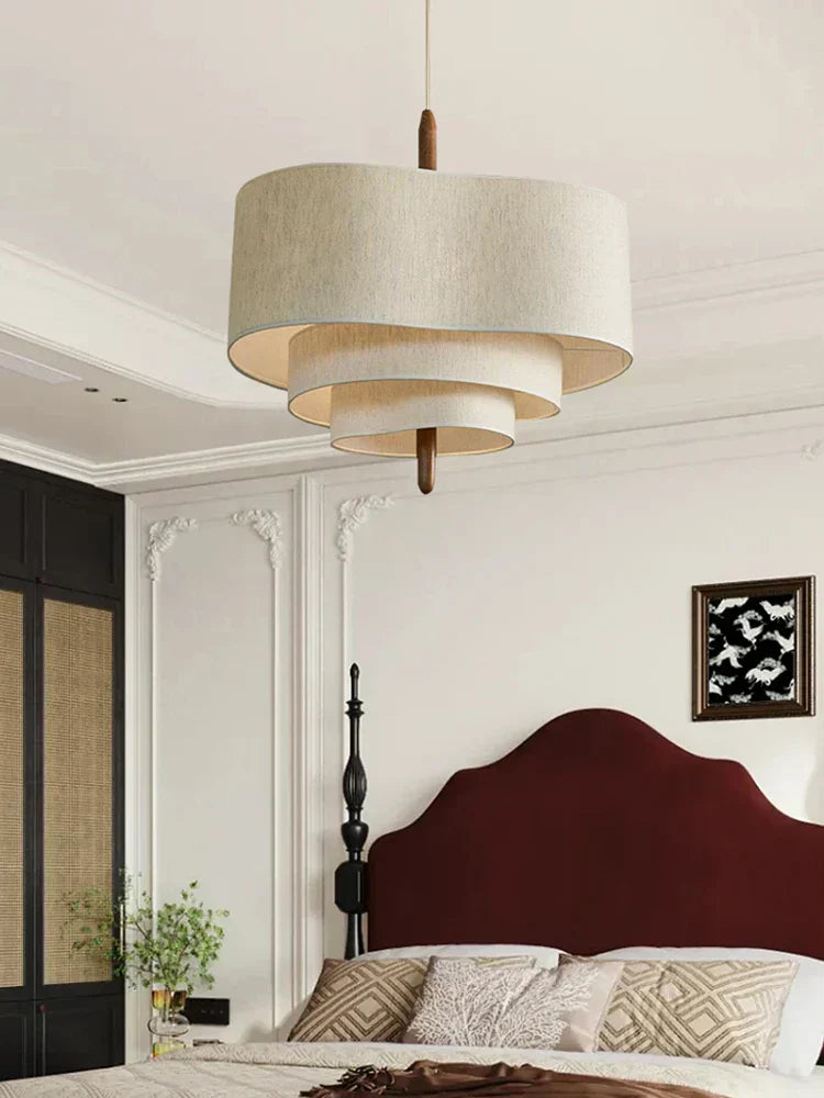 Soft Fabric Hanging Lamp for Warm Home Lighting - BritishElegance