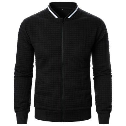 The Harlow Cotton Cardigan for Men – Tailored with Zip