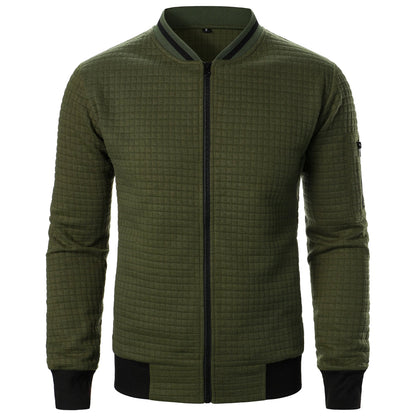 The Harlow Cotton Cardigan for Men – Tailored with Zip