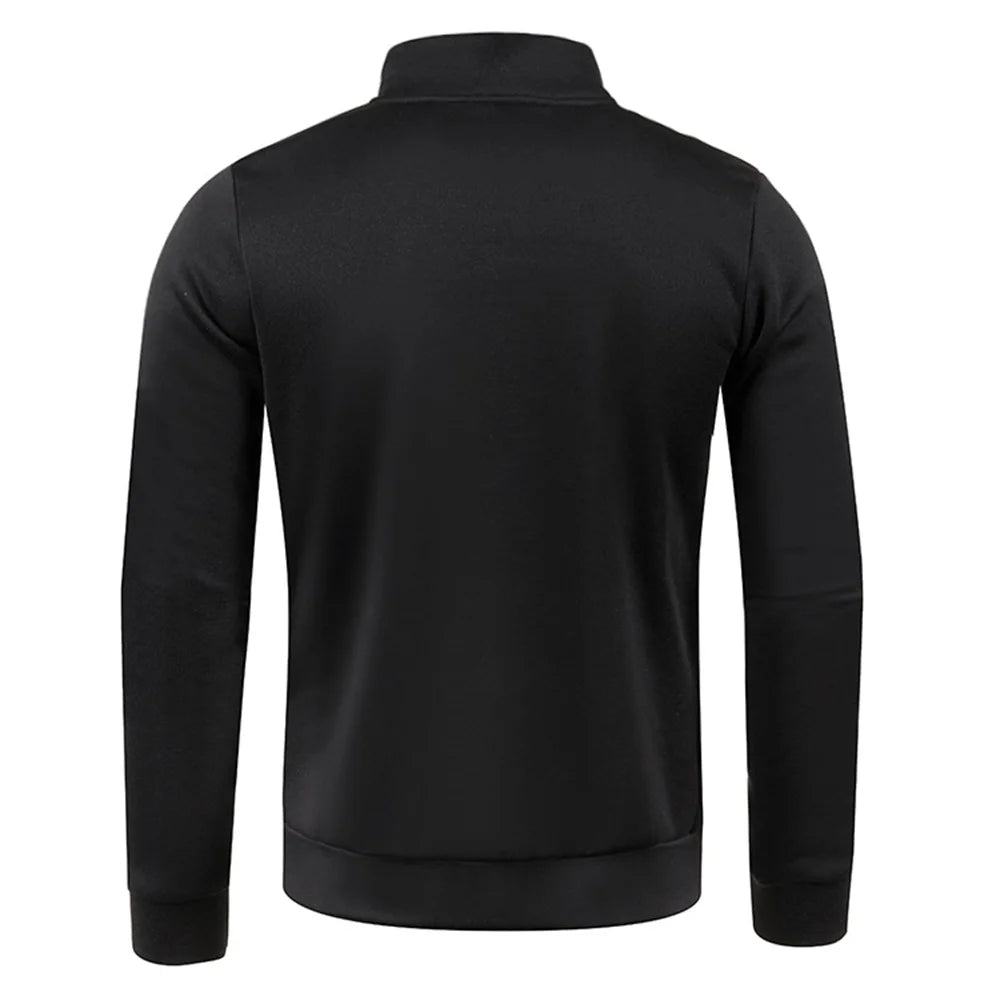 Men’s Quarter Zip Mock Collar Sweatshirt