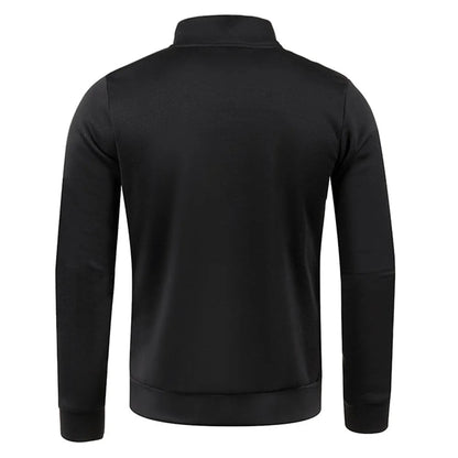 Men’s Quarter Zip Mock Collar Sweatshirt