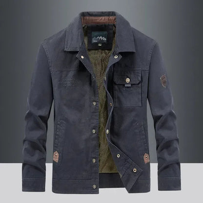 The Ranger Tactical Cargo Jacket for Men — Waterproof & Multi-Pocket Design