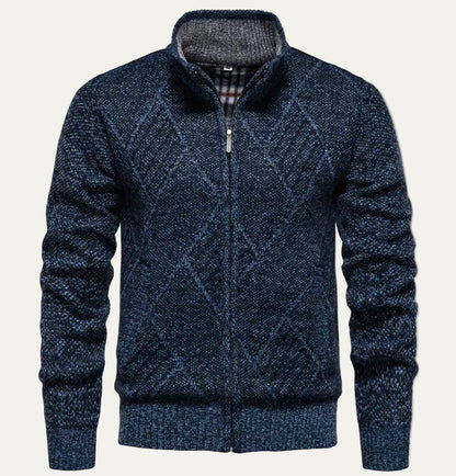 The San Fruttuoso Men’s Winter Zip Up Fleece Cardigan