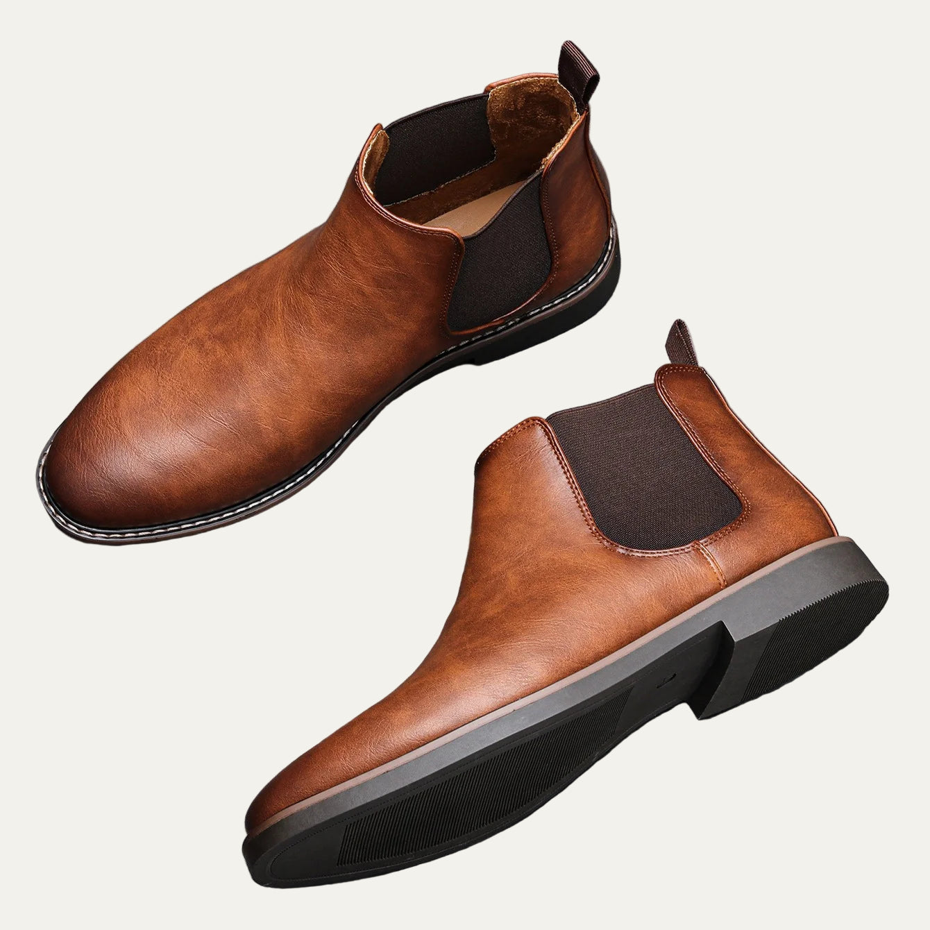 Men’s Classic Smooth Leather Chelsea Boots