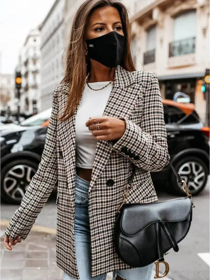 Ladies' Pocketed Business Jacket - BritishElegance