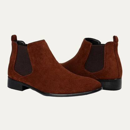 Men’s Classic Suede Mid Ankle Chelsea Boots