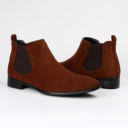 Men’s Minimalist Matte Chelsea Dress Boots