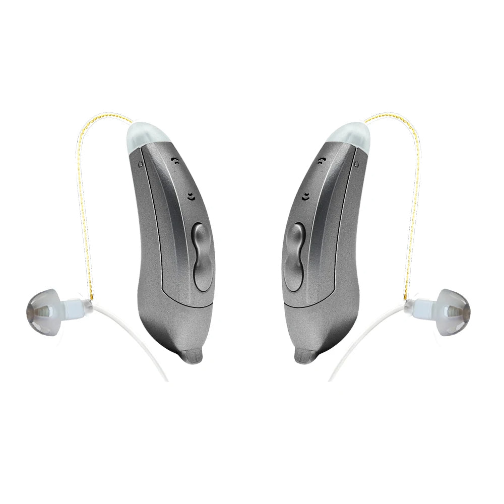 Discreet Behind Ear Hearing Aids With Mobile App Control