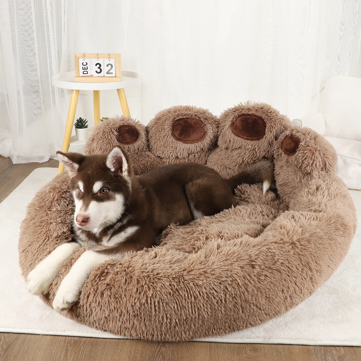 Comfortable Orthopedic Calming Dog Bed for Relaxing Sleep - BritishElegance