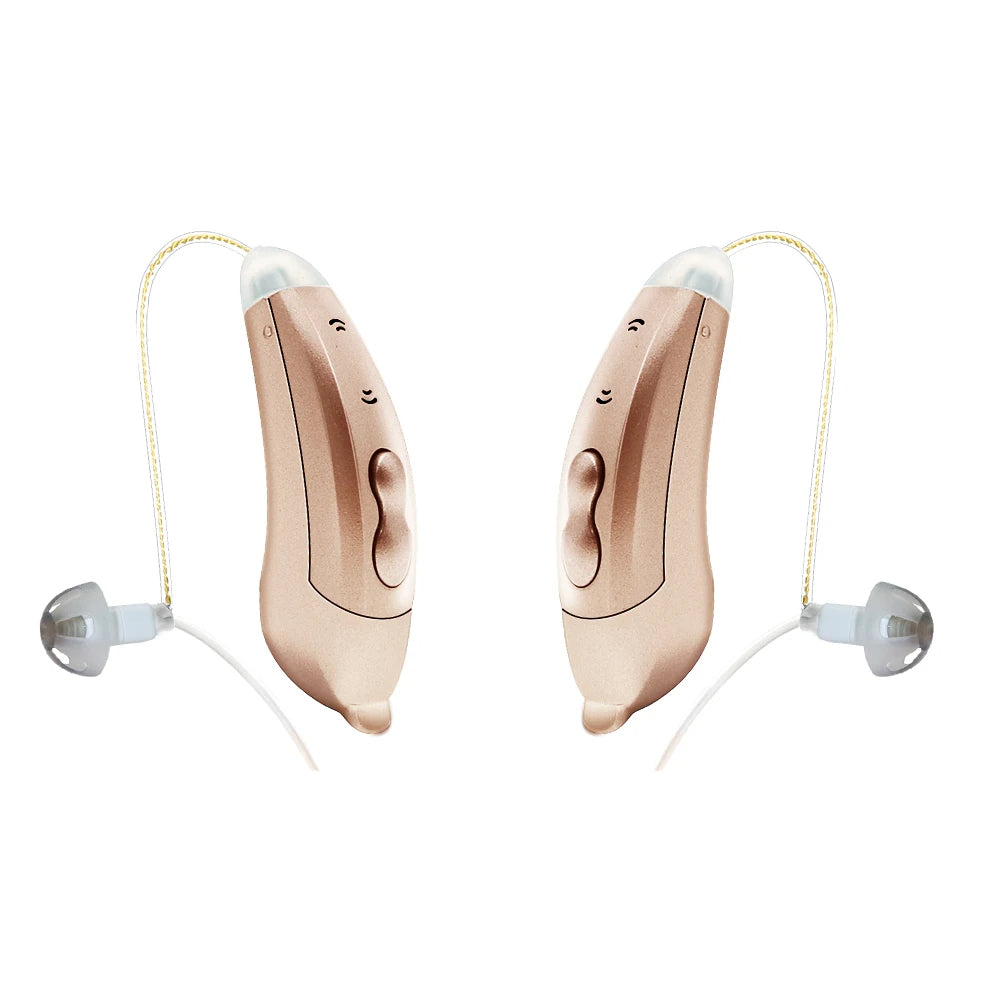 Discreet Behind Ear Hearing Aids With Mobile App Control