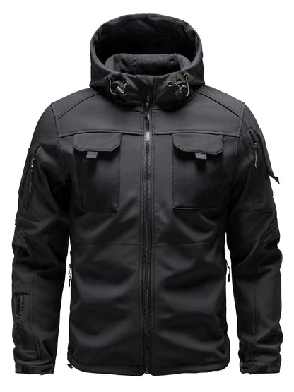 Waterproof Mens Military Jacket with Many Pockets