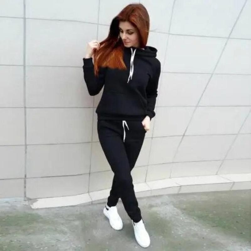 Classic Women's Athletic Jogger Suit - BritishElegance