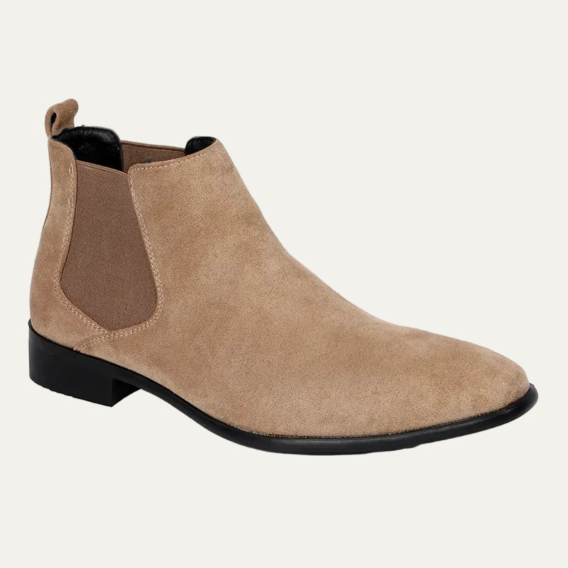 Men’s Classic Suede Mid Ankle Chelsea Boots