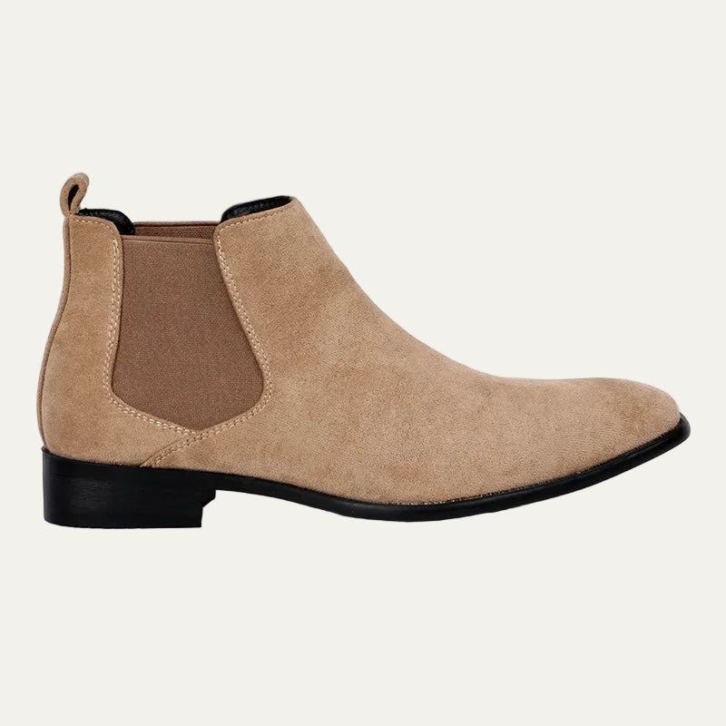 Men’s Classic Suede Mid Ankle Chelsea Boots