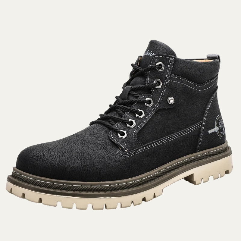 Men’s Rugged Lace Up Work Style Ankle Boots