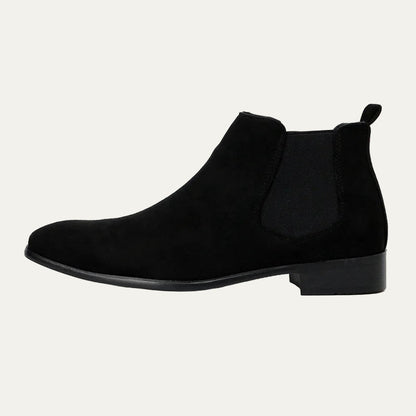 Men’s Classic Suede Mid Ankle Chelsea Boots