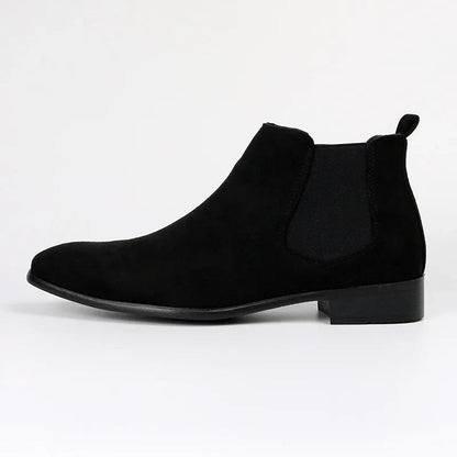 Men’s Minimalist Matte Chelsea Dress Boots