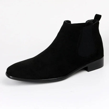 Men’s Minimalist Matte Chelsea Dress Boots