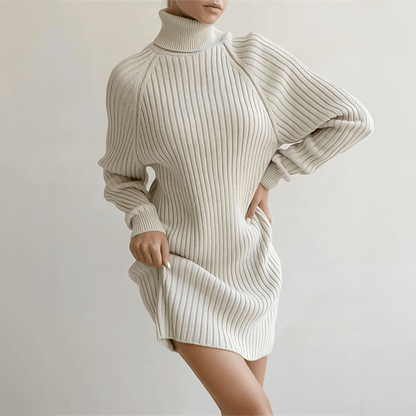 Chic Winter Sweater Dress - BritishElegance