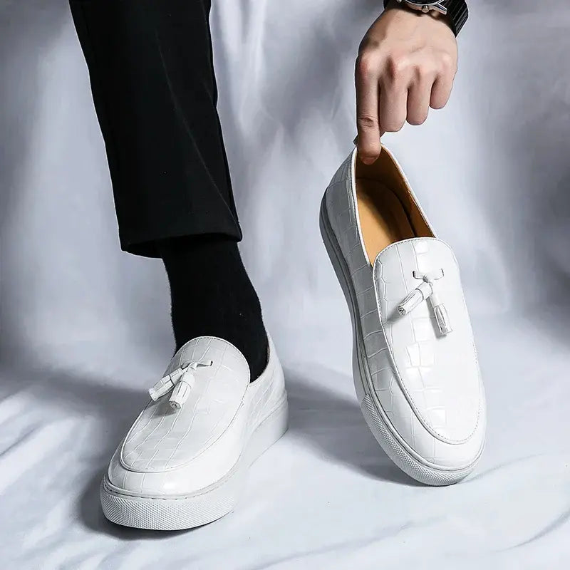 Ardito | Embossed Leather Loafer – Refined, Breathable & Effortlessly Polished