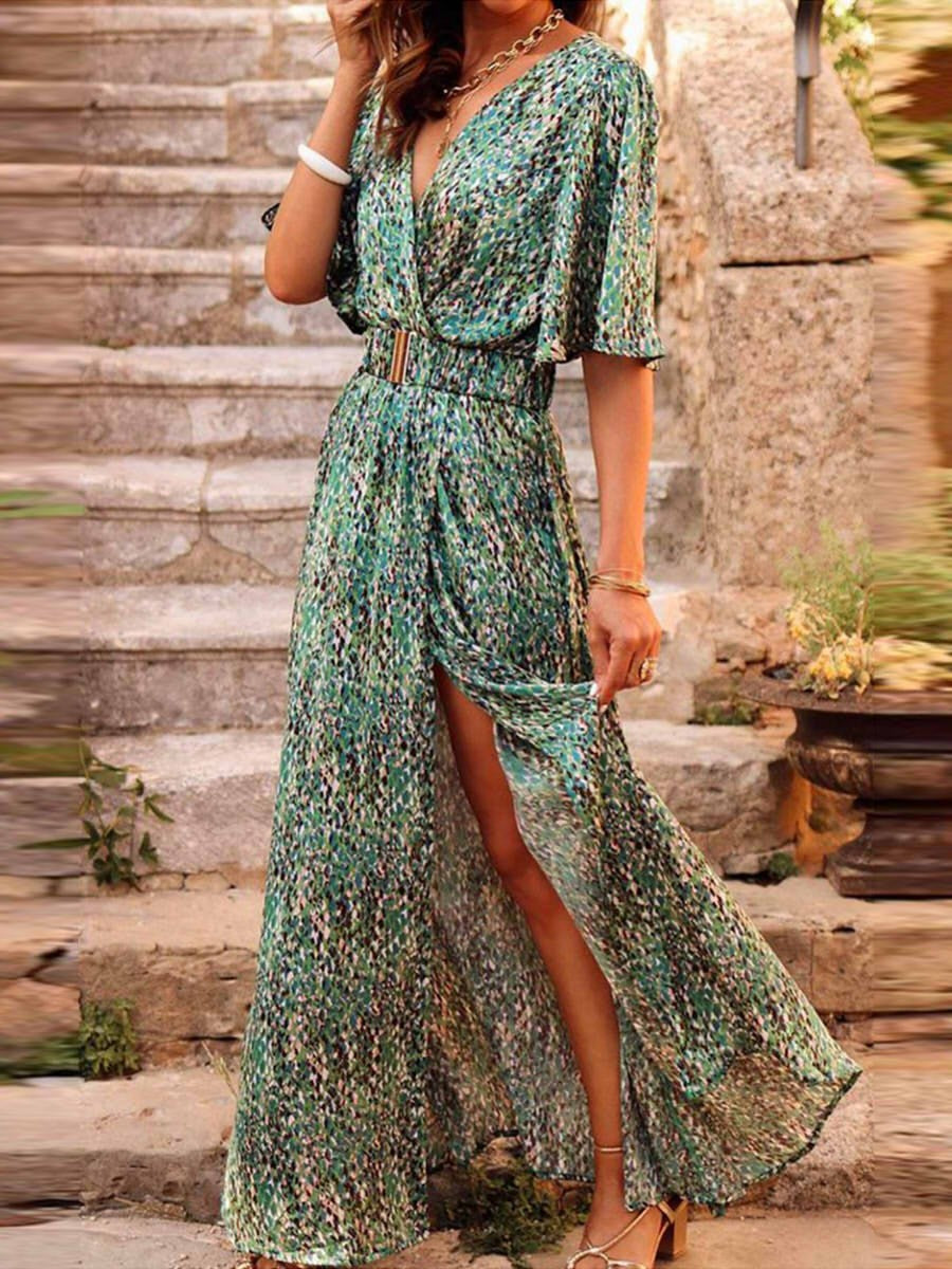 Beautiful Floral Maxi Dress for Women - BritishElegance